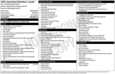 2023 Jeep Grand Cherokee L Laredo