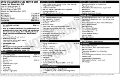 2026 Chevrolet Silverado 2500 HD ZR2