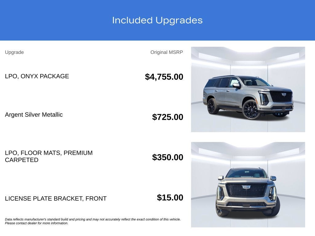2026 Cadillac Escalade Platinum Sport