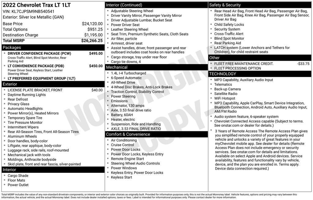 2022 Chevrolet Trax LT