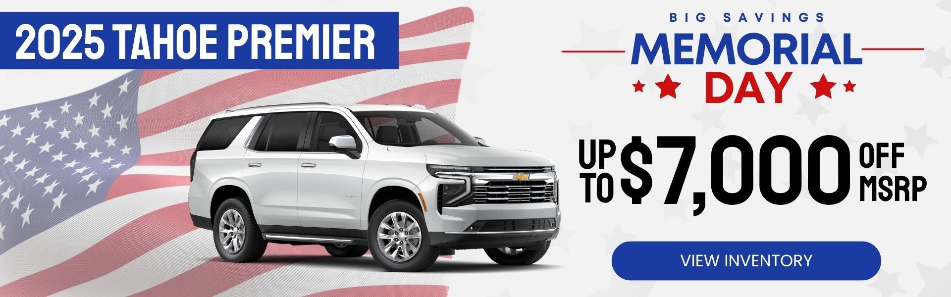 2025 Tahoe Premier sale
