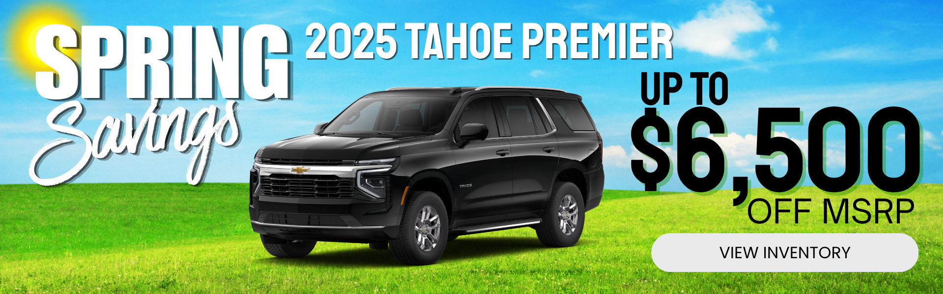 2025 Tahoe Sale